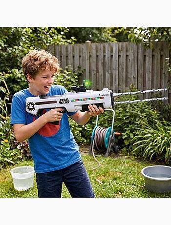 Pistola de agua electrónica recargable Star Wars con efectos de luz y sonido
