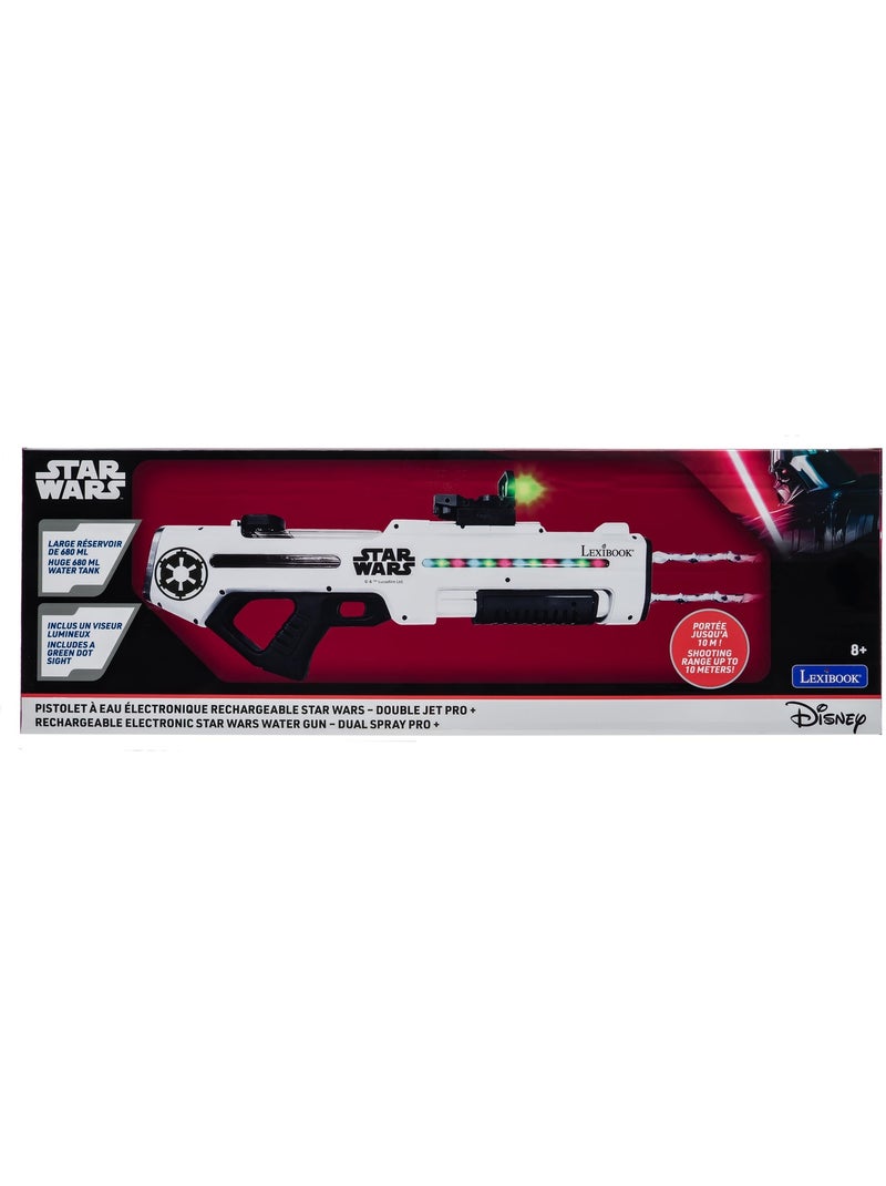 Pistola de agua electrónica recargable Star Wars con efectos de luz y sonido Blanco - Kiabi