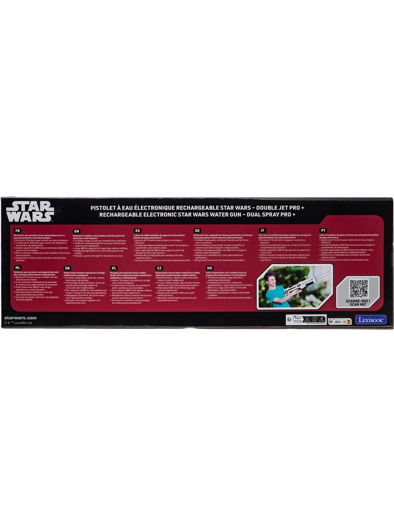 Pistola de agua electrónica recargable Star Wars con efectos de luz y sonido Blanco - Kiabi
