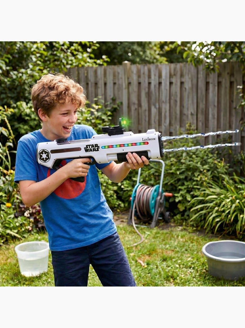 Pistola de agua electrónica recargable Star Wars con efectos de luz y sonido Blanco - Kiabi
