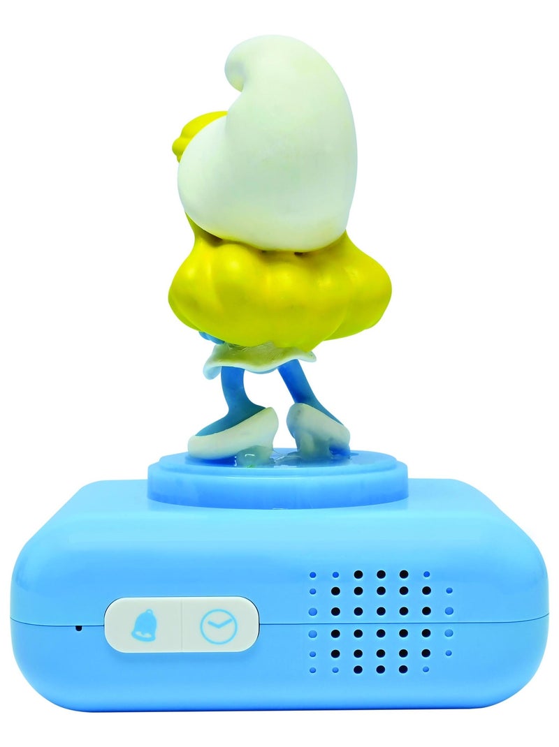 Pitufina Luz nocturna Reloj despertador con sonidos Azul - Kiabi