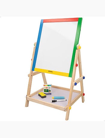 Pizarra de madera con caballete woomax