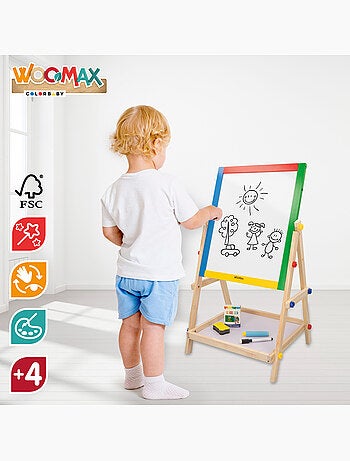 Pizarra de madera con caballete woomax