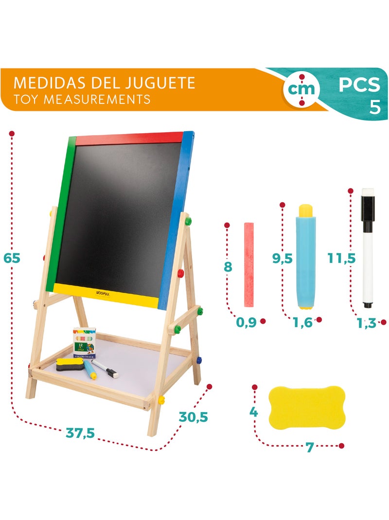 Pizarra de madera con caballete woomax N/D - Kiabi