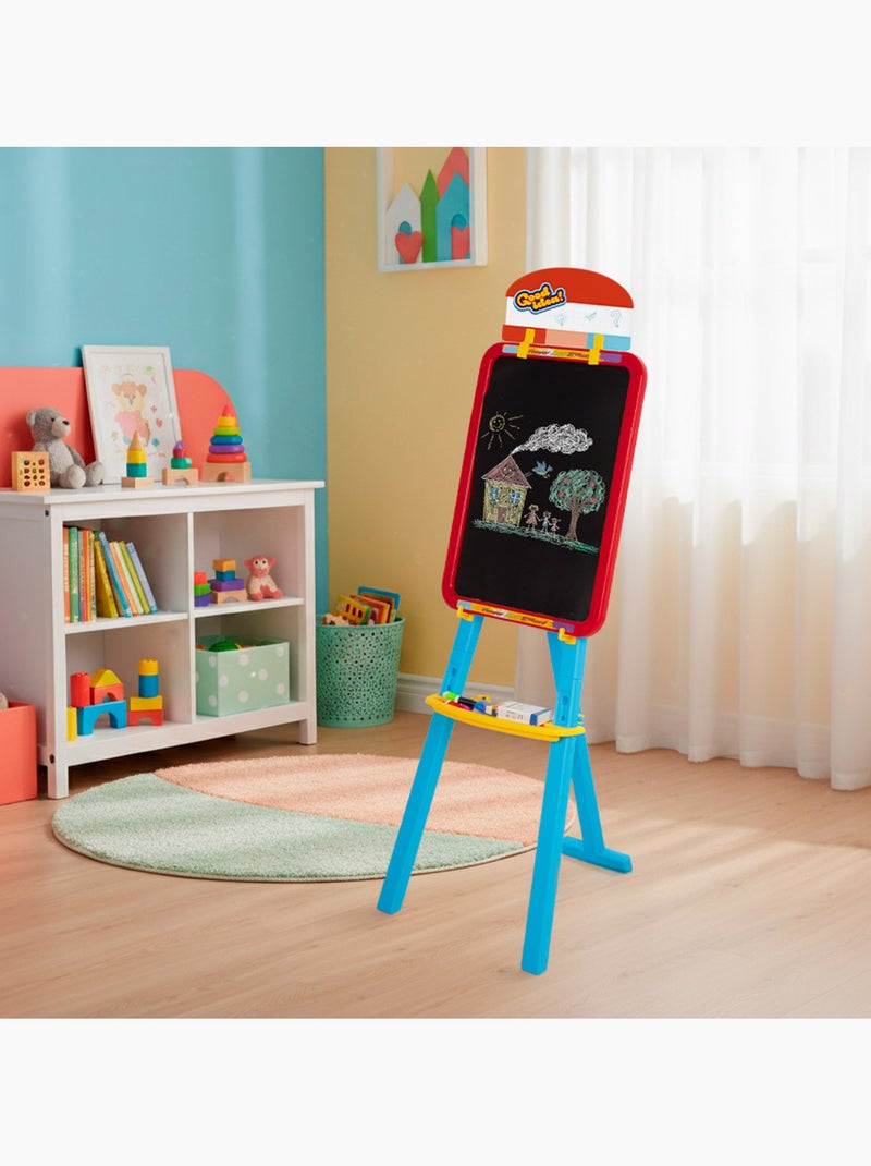 Pizarra doble cara magnética con caballete ajustable y accesorios colorbaby good idea! N/D - Kiabi