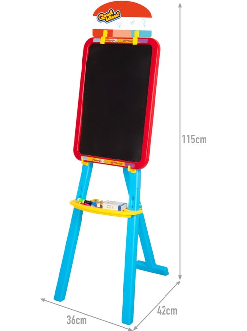 Pizarra doble cara magnética con caballete ajustable y accesorios colorbaby good idea! - Kiabi