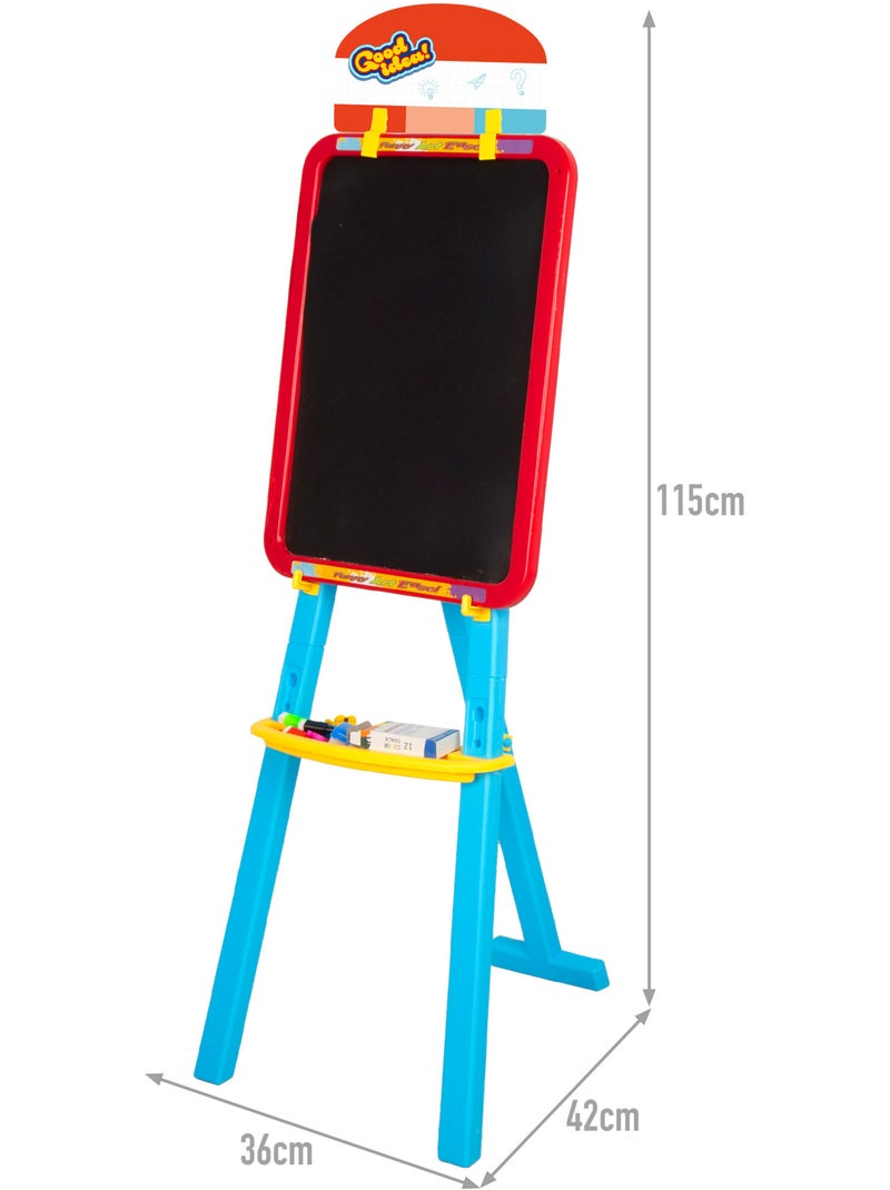 Pizarra doble cara magnética con caballete ajustable y accesorios colorbaby good idea! N/D - Kiabi