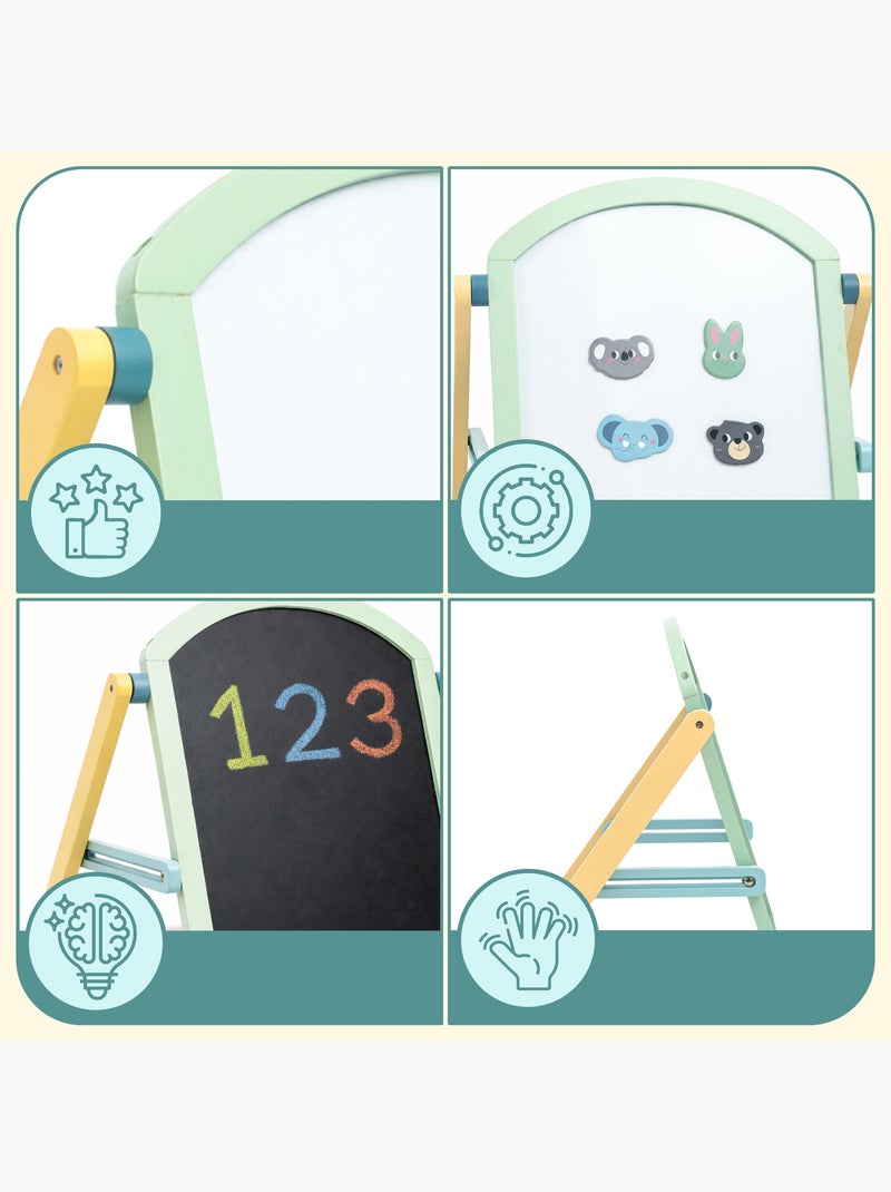 Pizarra educativa de madera de doble cara N/D - Kiabi