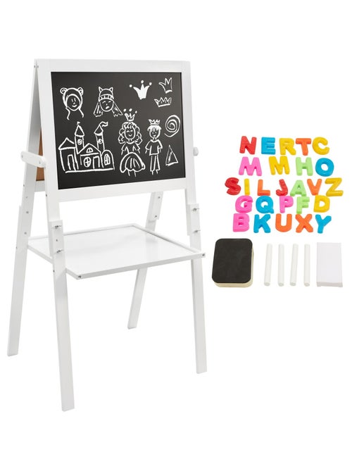 Pizarra infantil doble cara magnética y tiza Mamabrum - Kiabi