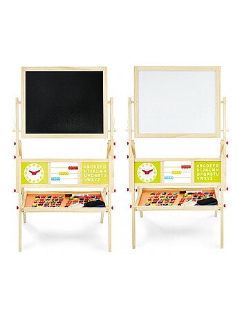 Pizarra infantil doble cara magnética y tiza Mamabrum