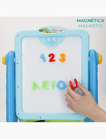 Pizarra magnética 2 en 1 c/números y letras good idea