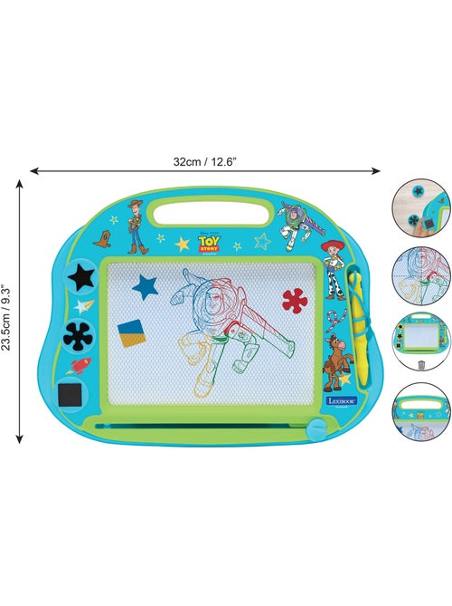Pizarra magnética multicolor juguete Story con accesorios, formato A5 - Kiabi