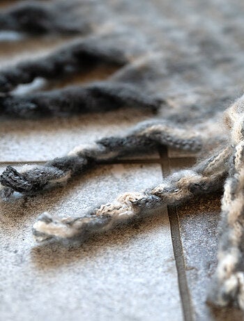 Plaid de mohair suave