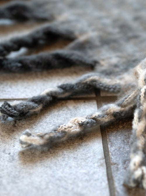 Plaid de mohair suave - Kiabi