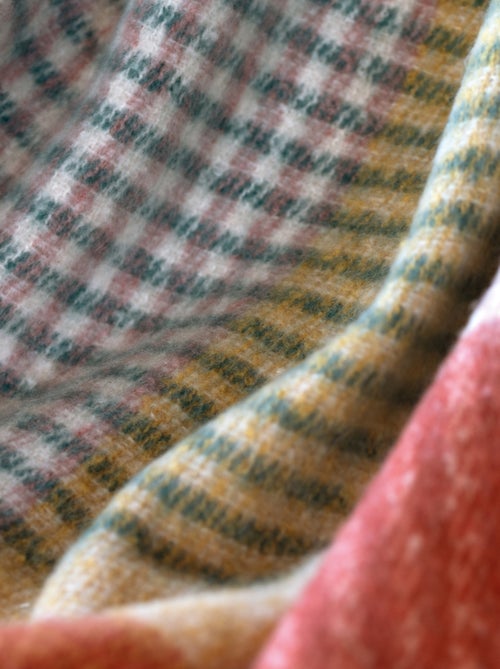 Plaid de mohair suave - Kiabi