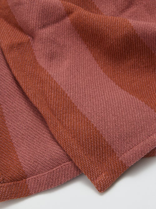 Plaid de rayas en algodón - Kiabi Home - Kiabi