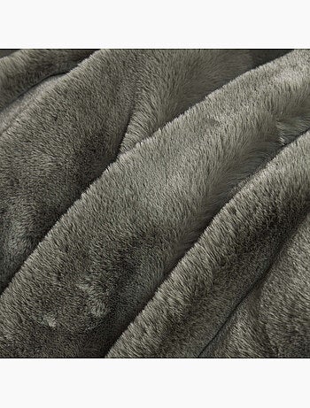 Plaid decorativo de pelo sintético Oeko-Tex - 150 x 200 cm - Future Home