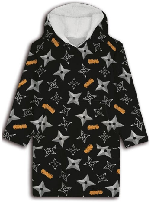 Plaid infantil Naruto Shippuden con mangas y capucha 7 a 14 años, SHURIKEN - Kiabi Plaid infantil Naruto Shippuden con mangas y capucha 7 a 14 años, SHURIKEN - Kiabi