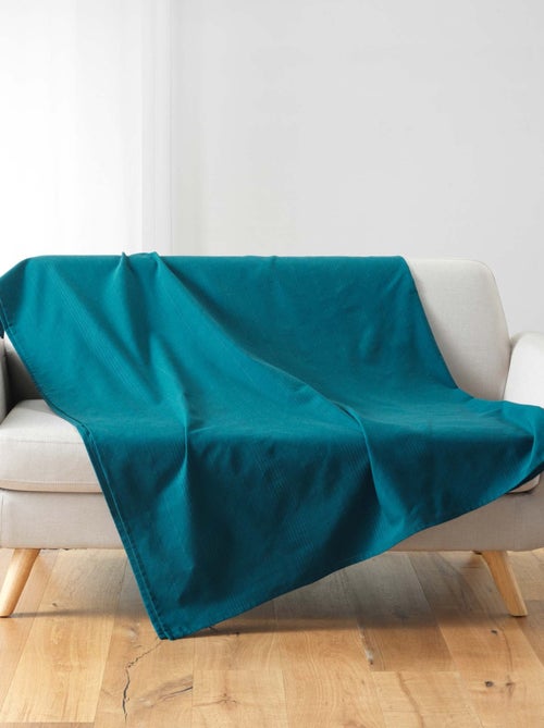 Plaid liso de policotón para sofá o cama - Kiabi