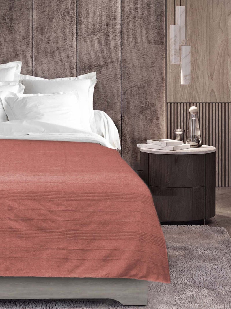 Plaid liso de policotón para sofá o cama Rojo granate - Kiabi