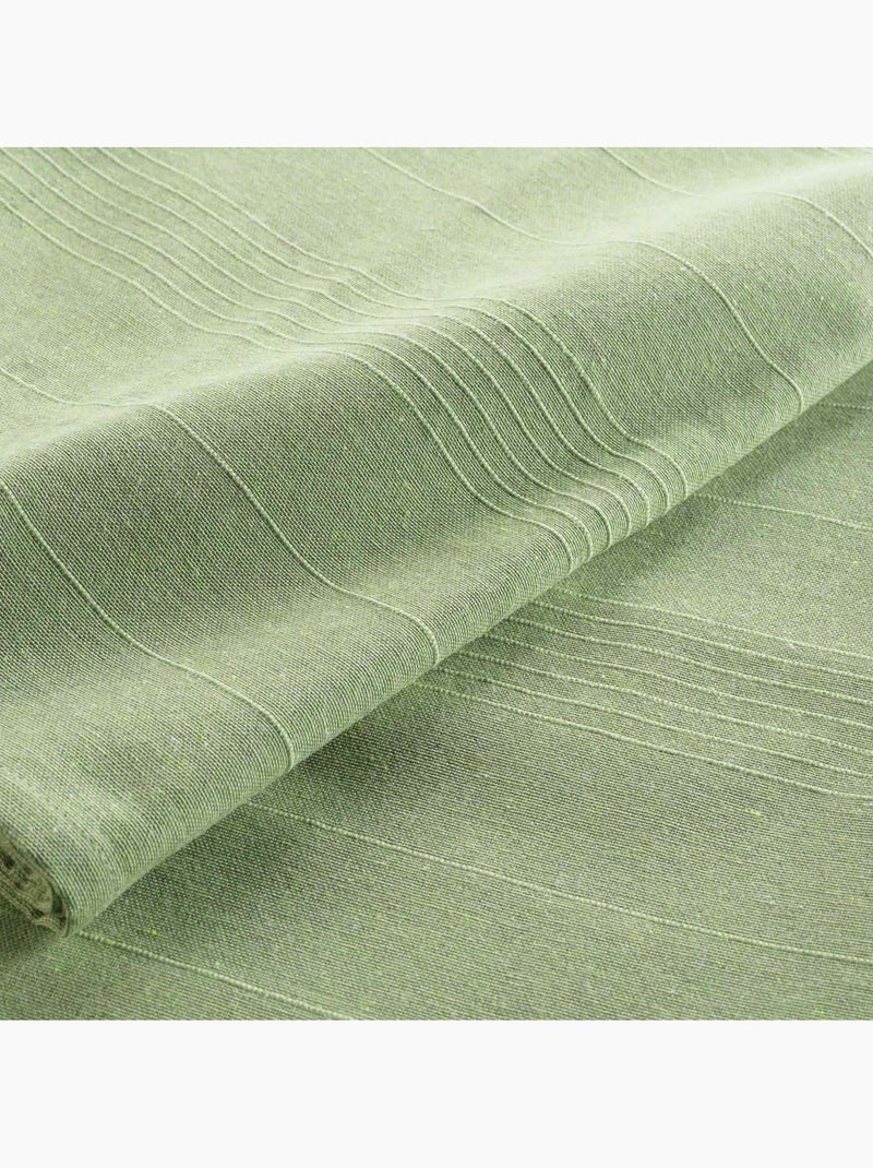 Plaid liso de policotón para sofá o cama Verde salvia - Kiabi