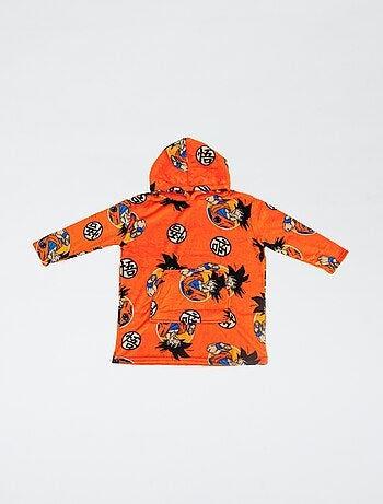 Plaid poncho con capucha polar 'Minnie'