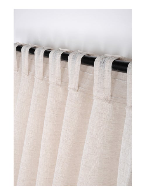 Plain sheer with concealed loops - Kiabi Plain sheer with concealed loops - Kiabi