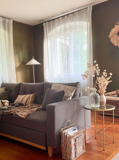 Plain sheer with concealed loops - Kiabi Plain sheer with concealed loops - Kiabi