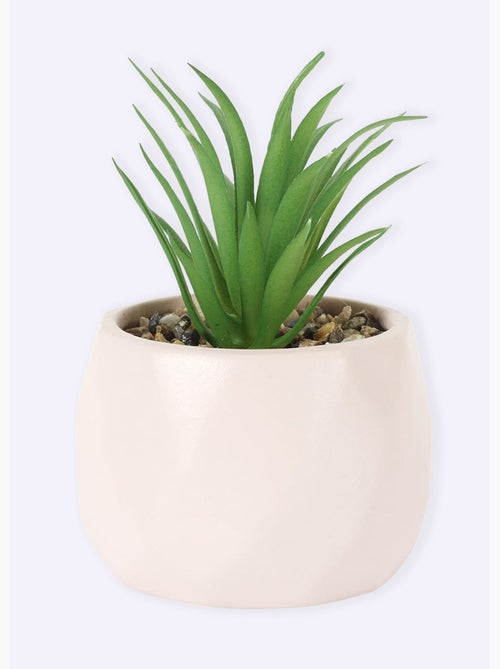 Planta artificial + maceta de origami - AFIBEL - Kiabi
