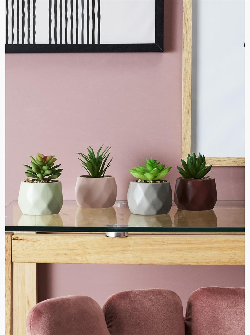 Planta artificial + maceta de origami - AFIBEL Rosa - Kiabi