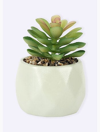 Planta artificial + maceta de origami - AFIBEL