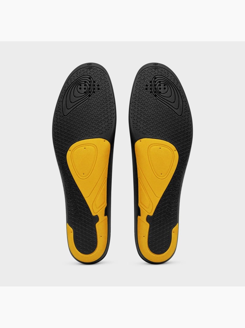Plantillas zapatillas ciclismo ciclismo hombre y mujer grip Amarillo - Kiabi