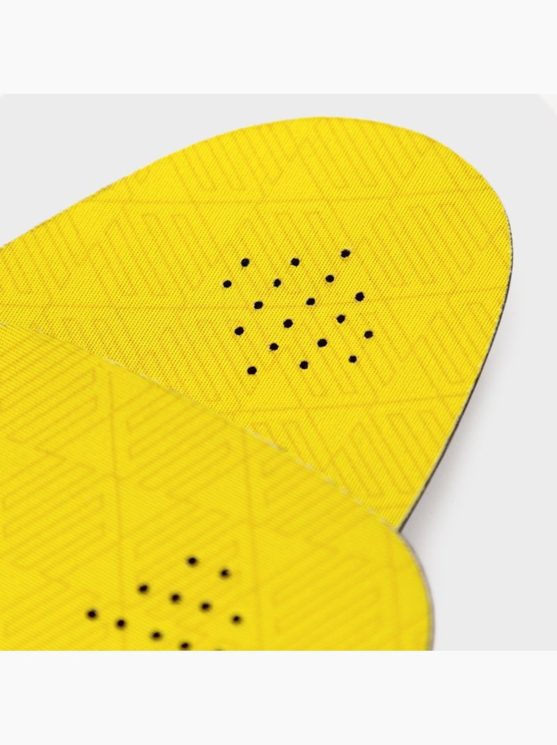 Plantillas zapatillas ciclismo ciclismo hombre y mujer grip Amarillo - Kiabi