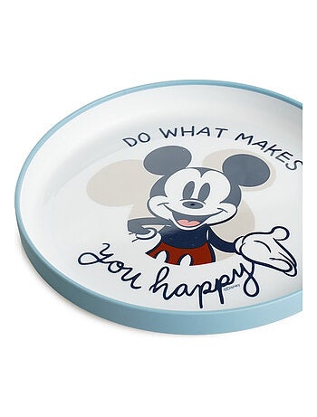 Plato antideslizante thermobaby mickey mouse de termoplástico apto para microondas