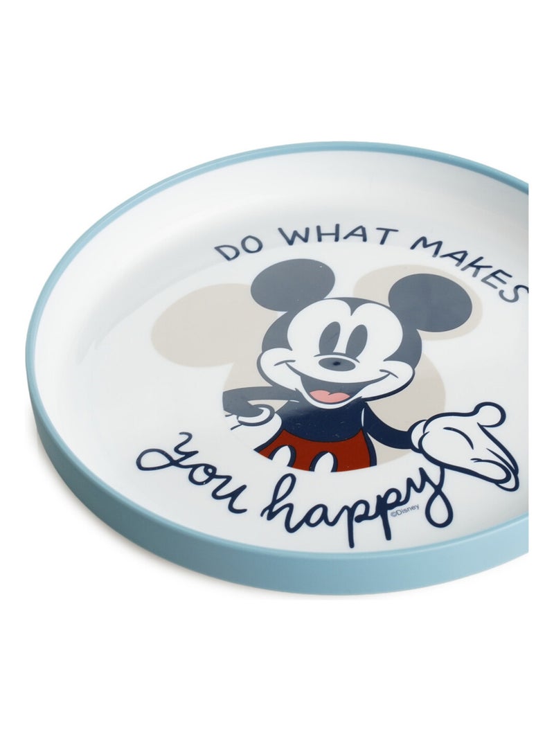 Plato antideslizante thermobaby mickey mouse de termoplástico apto para microondas Azul - Kiabi