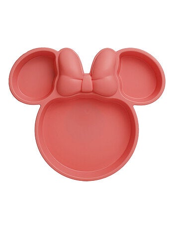 Plato compartimentado Disney Baby Minnie en silueta PP sin BPA de 23,5 cm