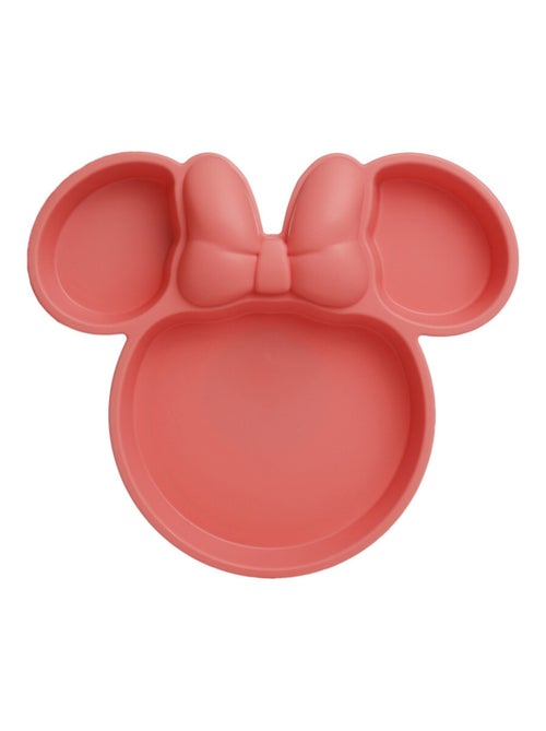 Plato compartimentado Disney Baby Minnie en silueta PP sin BPA de 23,5 cm - Kiabi