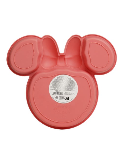 Plato compartimentado Disney Baby Minnie en silueta PP sin BPA de 23,5 cm - Kiabi