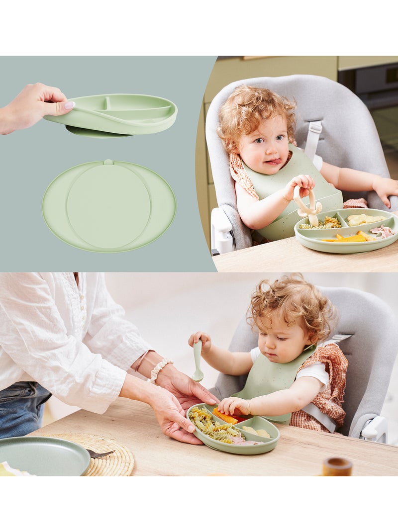 Plato con compartimentos 'Babymoov' Verde - Kiabi