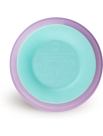Plato con ventosa Disney Baby Lilo & Stitch de silicona antideslizante apto para microondas