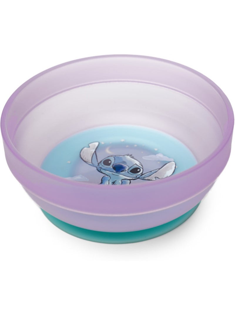 Plato con ventosa Disney Baby Lilo & Stitch de silicona antideslizante apto para microondas Violeta - Kiabi