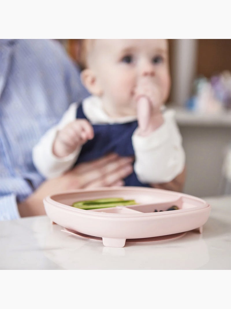 Plato con ventosa y compartimentos para bebé | B.Box Rosa - Kiabi