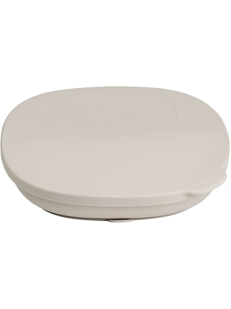 Plato de silicona para bebé con ventosa y tapa | B.Box Beige - Kiabi