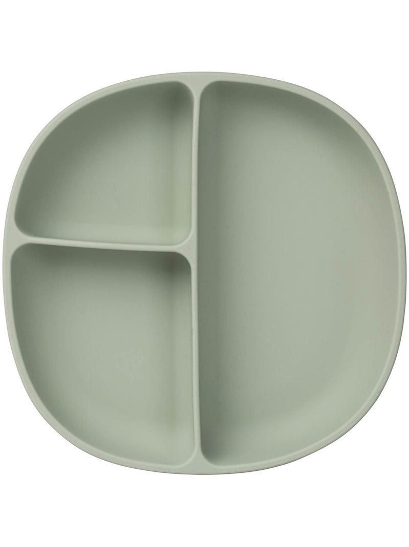 Plato de silicona para bebé con ventosa y tapa | B.Box Verde - Kiabi