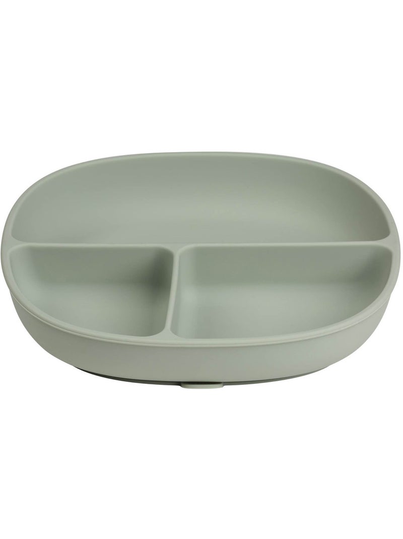 Plato de silicona para bebé con ventosa y tapa | B.Box Verde - Kiabi
