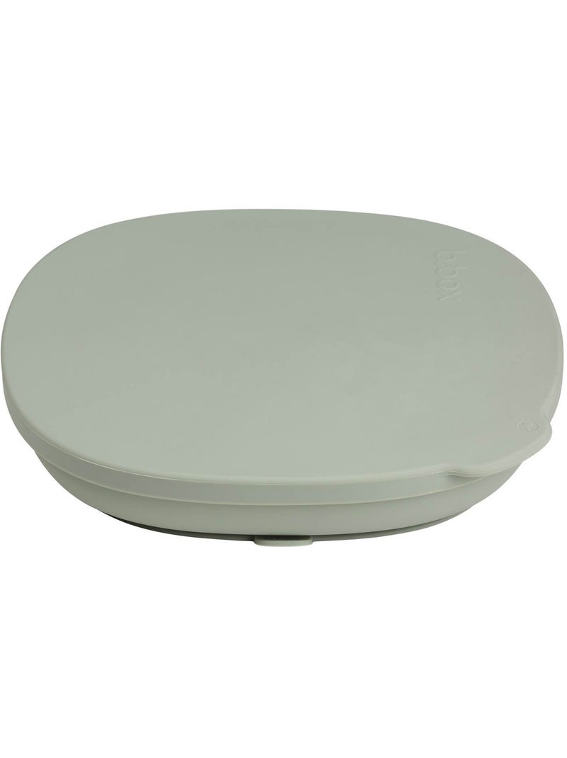 Plato de silicona para bebé con ventosa y tapa | B.Box Verde - Kiabi