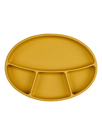Plato para bebé con 3 compartimentos de silicona con ventosa Thermobaby