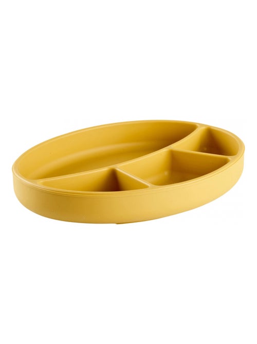 Plato para bebé con 3 compartimentos de silicona con ventosa Thermobaby - Kiabi