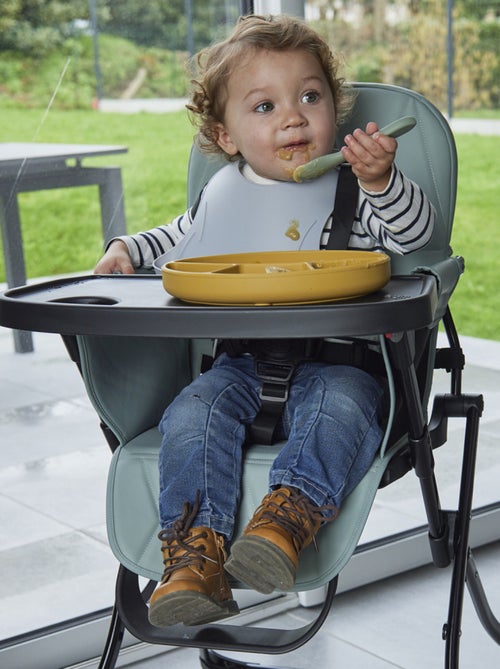 Plato para bebé con 3 compartimentos de silicona con ventosa Thermobaby - Kiabi
