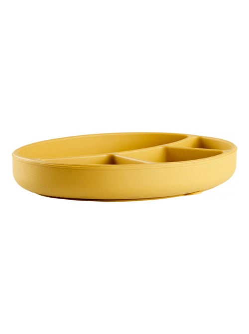 Plato para bebé con 3 compartimentos de silicona con ventosa Thermobaby - Kiabi